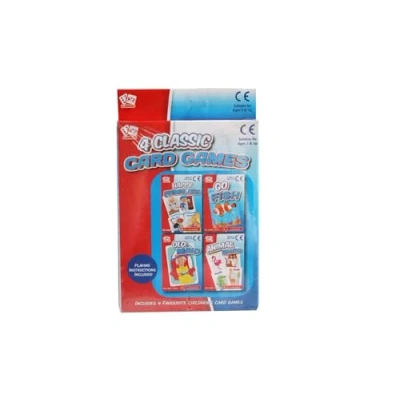 Image of A2Z 4 Kids Girls Boys Classic Snap Card Game Decks Includes Go Fish Old Maid Animal Happy Families Great Fun Games Interactive Spill Proof Plastic Coating Perfect For Family Night
