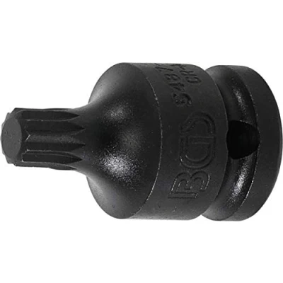 Image of BGS 5487 M10 Impact Bit Socket length 43 mm 12.5 (1/2&quot;) Drive Spline (for XZN)
