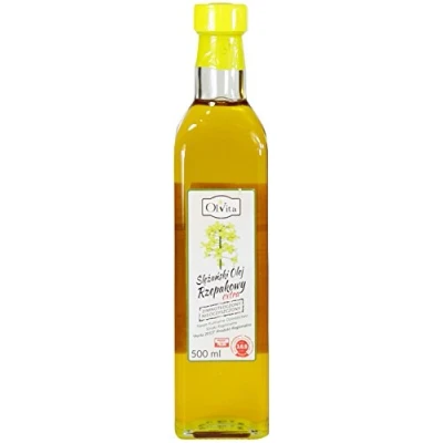 Image of Raw Canola / Rapeseed Oil, Unrefined, Cold Pressed, Crude Ol’Vita (500 ml)
