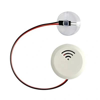 Image of PHILSP Tank Level Alarm Water Alarm,with Probe Leak Sensor Detector Overflow Security System,for Fish Aquarium Household Alarms White