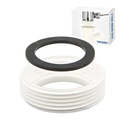 Image of Tecuro Reducer Adaptor for Siphon Outlet 1 1/4 Inch Female x 1/2 Male