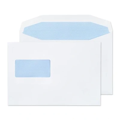 Image of Purely Everyday Mailer Gummed High Window White C5+ 162X238 90GSM Box of 500