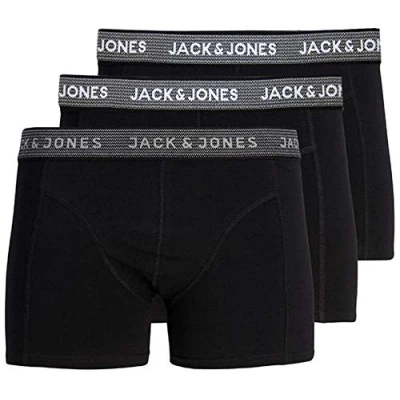 Image of JACK &amp; JONES men&#039;s plain boxer shorts Green X Large