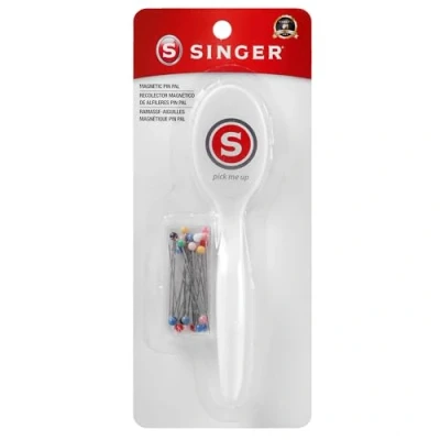 Image of Singer Magnetic Pal with 25 Quilting Pins, Blue