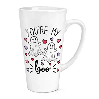 Image of You&#039;re My Boo Ghost 17oz Large Latte Mug Cup