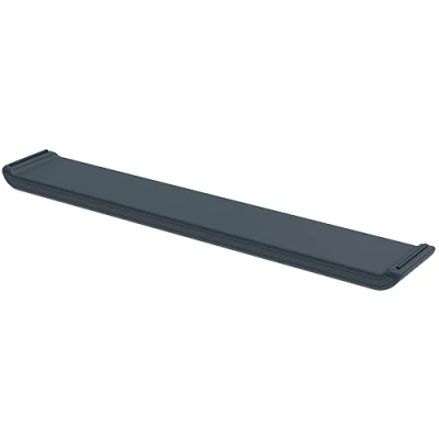Image of Leitz Ergo Adjustable Keyboard Wrist Rest, Desktop Long Foam Cushioned Support Pad, For Left Or Right Handed Users, Full Size Range, Velvet Grey, 65230089