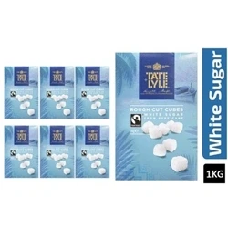 Image of Tate and Lyle Rough Cut White Sugar Cubes 1kg A03902