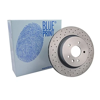 Image of Blue Print ADJ134341 Brake Disc Set (2 Disc) rear, internally ventilated, No. of Holes 5