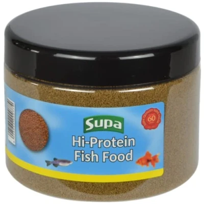 Image of Supa Hi Protein Crumble Fish Food 300 gram 0.5mm 0.8mm, For All Coldwater and Tropical Fish, Made From Premium Quality Ingredients Which Offer A Nutritionally Balanced Diet.