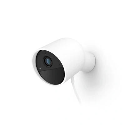 Image of Philips Hue Secure Wired Smart 1080p Security Camera White Indoor or Outdoor Easy to Install Two Way Communication Works with the Center in app