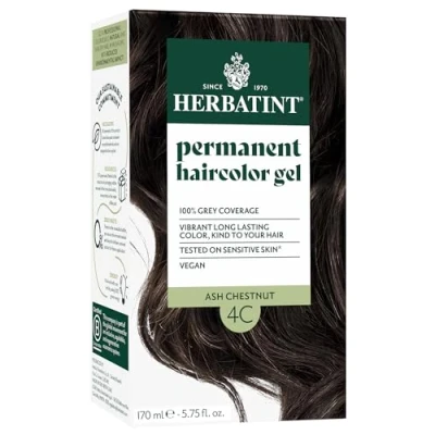 Image of Herbatint 4C Ash Chestnut Permanent Hair colour 170ml)