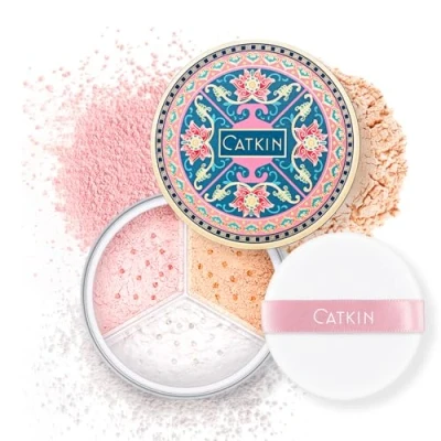 Image of CATKIN Translucent Setting Powder, Oil control &amp; Poreless Lightweight Loose Face Smooth Flawless Finish, Even Skin Tone Long Lasting Baking Powder Makeup for All Types