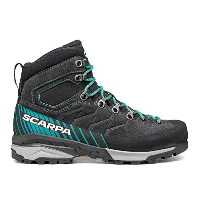 Image of Scarpa Mescalito TRK GTX Women&#039;s, Dark anthracite tropical green, 8.5 UK