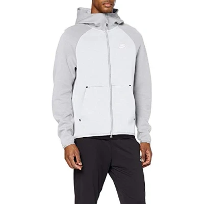 Image of Nike M Nsw Tch Flc Hoodie Fz Sweatshirt Cerulean/(Black), T