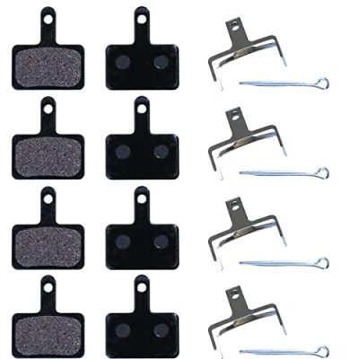 Image of Selyse 4 Pair Bicycle Disc Brake Replacement Pads Compatible with Shimano M315 M355 M375 M395 M495 M486 M485 M475 M465 M447 M446 M445 M416 M415 M515 M525 M575 T615 T675