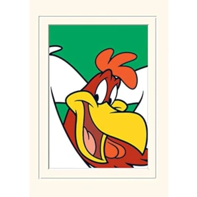 Image of Pyramid International Looney Tunes (Foghorn Leghorn) Mounted Print Memorabilia 30 x 40cm, Paper, Multicoloured, 40 1.3 cm