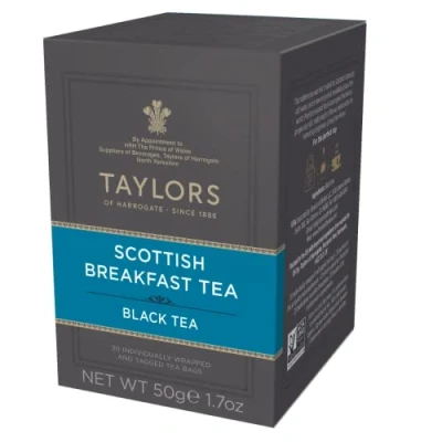 Image of Taylors of Harrogate Scottish Breakfast, 20 Teabags (Pack 6)