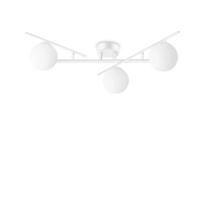Image of Atlas 3 Light Globe Ceiling White