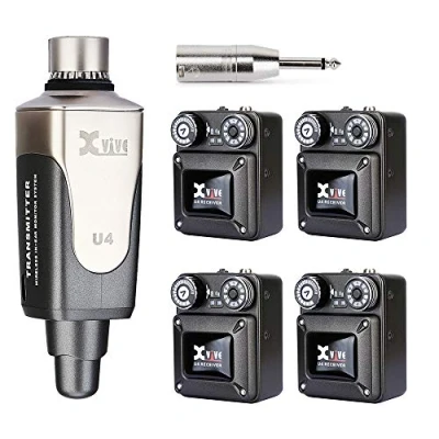Image of Xvive 2.4GHZ WIRELESS IN EAR MONITOR SYSTEM WITH TWO RECEIVERS