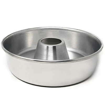 Image of Space Home Aluminium Non Stick Savarin Mould Ring Cake Tin Diameter 24 cm