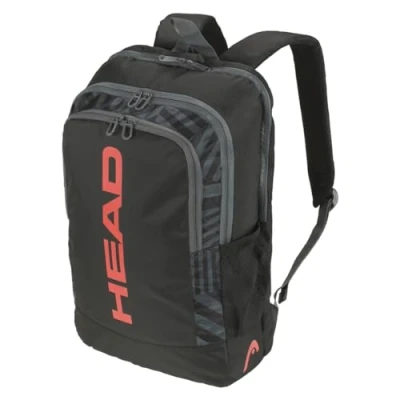Image of HEAD Base Backpack Tennis Backpack, Black/Orange, 17L