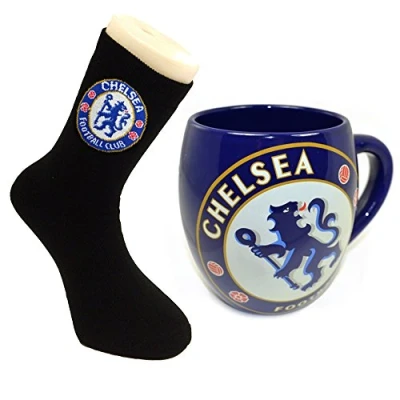 Image of Official Chelsea FC Tea Tub Mug and Socks Combo