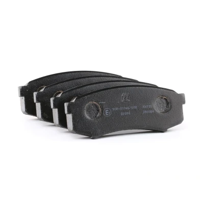 Image of 0446660010, 0446660020, 0446660090, 04466YZZC8, 0449260010 Brake pad set BLUE PRINT ADT34280 Rear Axle excl. wear warning contact