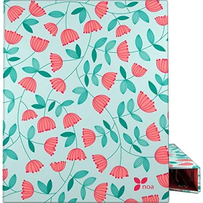 Image of Grafoplás 88141960 Ring Binder, A4, 4 Mixed Rings, 25 mm, Noa Bloom Design