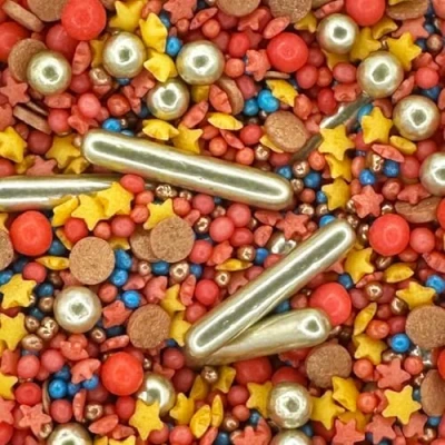 Image of Sprinkletti Halloween Magical 30g Cake Topper Sprinkles Edible Decorations Festive Mix For Xmas, &amp; Autumn Themed Cakes Bakes