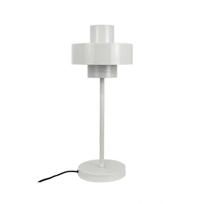 Image of Dyberg Larsen table lamp Stoke, putty white, height 49.5 cm