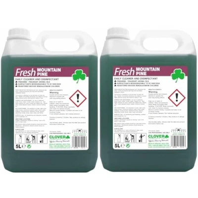 Image of Clover Chemicals BCC024 5 Fresh Mountain Pine Daily Cleaner Disinfectant, L Jar (Pack of 2)