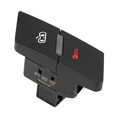 Image of Car Front Left Central Door Lock Switch Locking Button Replacement for A6L 05 08, 4F1 962 107
