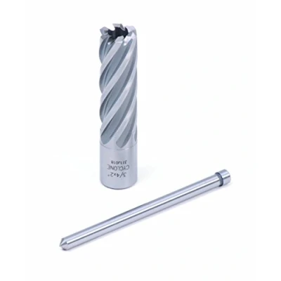 Image of Evolution Power Tools Long Series Broaching Cutter For Magnetic Drill Universal Fitting Mag Drilling Bit 50mm Length x 24 mm Diameter