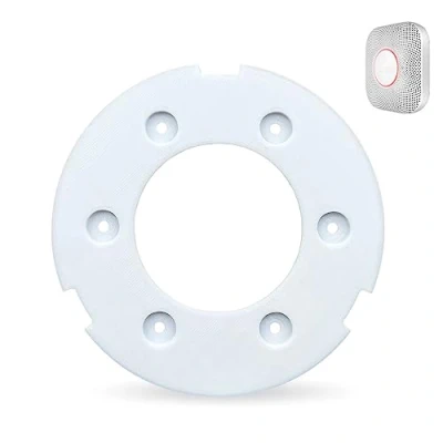 Image of Sactulaz Replacement Mounting Plate for Google Nest Detector/Protector Gen2, Part Backplate 2nd Gen Smoke Detector Alarm