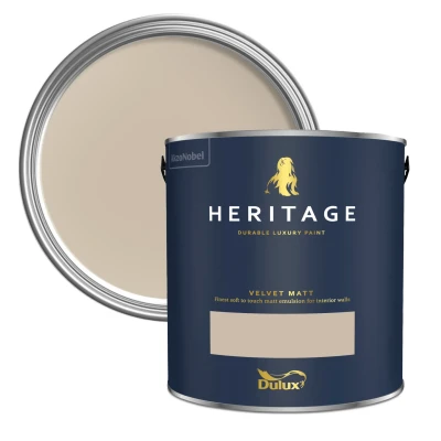Image of Dulux Trade Heritage Velvet Matt Emulsion Ancient Sandstone (5 litre)