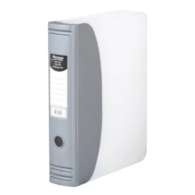 Image of Hermes 836006 Heavy Duty Foolscap Boxfile 2 Ring 80mm Spine 50mm Capacity