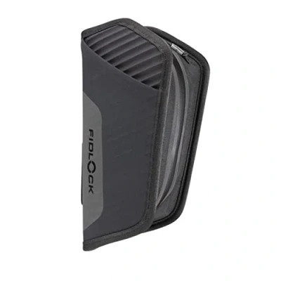 Image of FIDLOCK Twist Essential Bag with Bike Base Optimized for Bike’s Frame Triangle Splash proof Material Closure Additional Compartments Inside and Outside Medium, Black