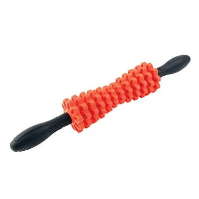 Image of ExaFit EXAFT Unisex Adult Adjustable Massage Stick Orange/Black, 45cm