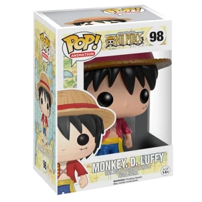 Image of Funko POP! Animation: One Piece Monkey D. Luffy Collectable Vinyl Figure Gift Idea Official Merchandise Toys for Kids &amp; Adults Anime Fans Model Collectors and Display