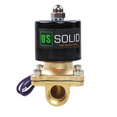 Image of 1/2&quot; Brass Electric Solenoid Valve 12V DC G Thread Normally Closed VITON from U.S. SOLID