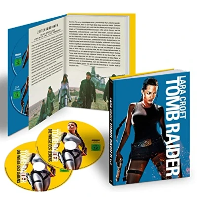 Image of Lara Croft: Tomb Raider 1 2 (Mediabook) [2xBlu Ray 4K]+[2xBlu Ray] (English audio)