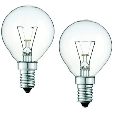 Image of SPARES2GO Light Bulb Lamp for Neff Oven Cooker (Pack of 2, 40w, SES, E14)