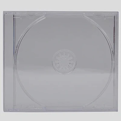 Image of 25 x Single Clear CD DVD Blu Ray Disc Jewel Cases 10.4mm for 1 with Tray (Pack of 25) By Dragon Trading