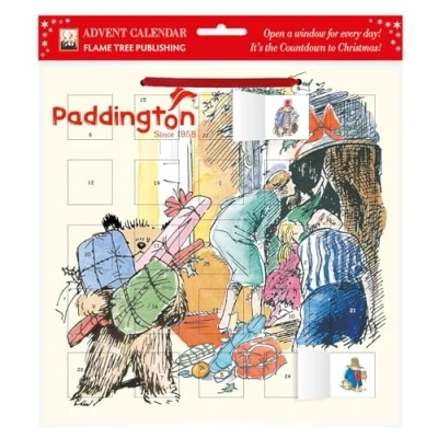 Image of Paddington: Traditional Illustrations by Peggy Fortnum Advent Calendar (with stickers)