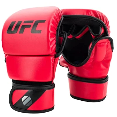 Image of UFC MMA 8oz Sparring Gloves, Color Red, Size S/M