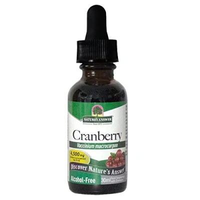 Image of Nature&#039;s Answer Cranberry 30ml Natural Herbal Extract Supports Urinary Tract Health &amp; Overall Well Being
