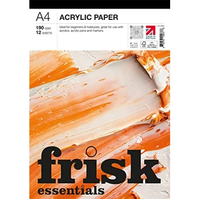 Image of Frisk Essentials Acrylic Paper Pad A4, White