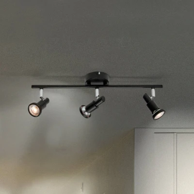 Image of LEDVANCE LED downlight spot GU10, 3 bulb, black
