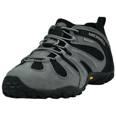 Image of Merrell Men&#039;s Chameleon 8 Stretch Waterproof Hiking Shoe, Charcoal,