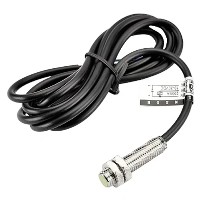 Image of Heschen Inductive Proximity Sensor Switch PR08 1.5DN Cylindrical Type DC 12 24V 3 Wire NPN NO(Normally Open) CE